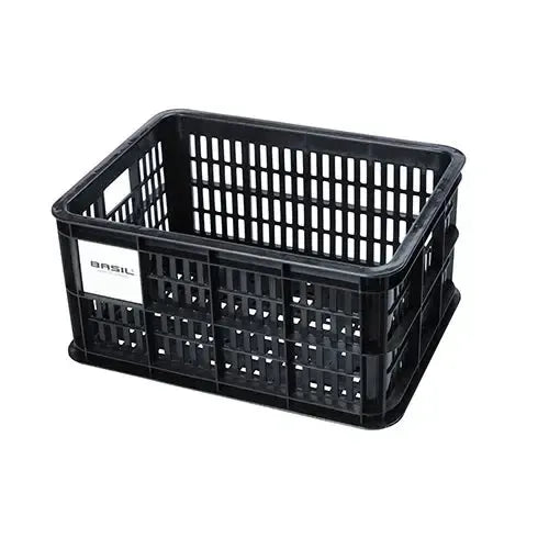 Basil - Cestino per bici S - 17,5 Litri - Nero