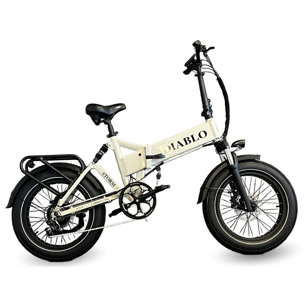 Diablo Storm - Fatbike - Bicicletta elettrica pieghevole - Grigio fashion