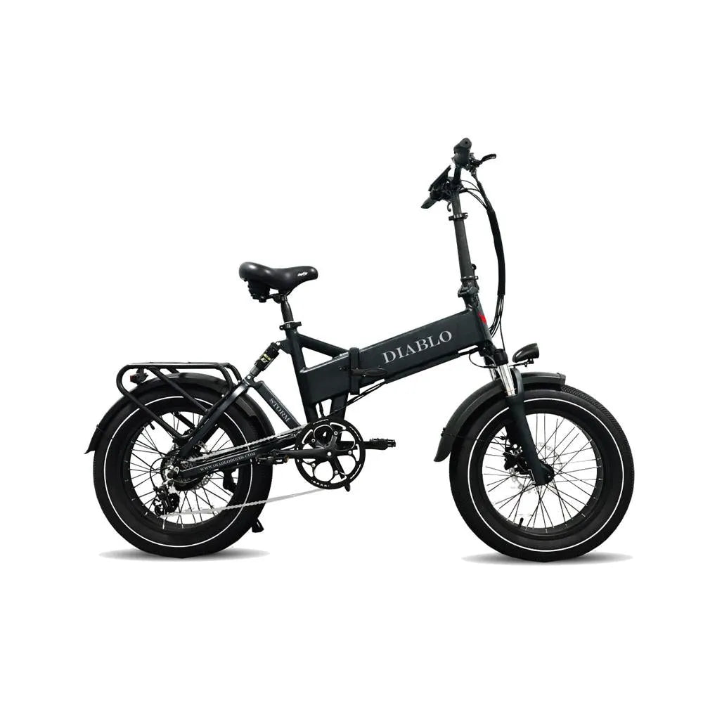 Diablo Storm - Fatbike - Bicicletta elettrica pieghevole - Grigio fashion