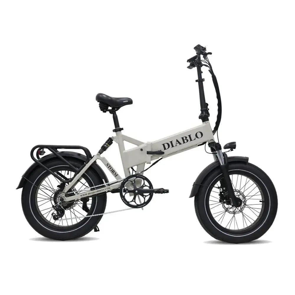 Diablo Storm - Fatbike - Bicicletta elettrica pieghevole - Grigio fashion