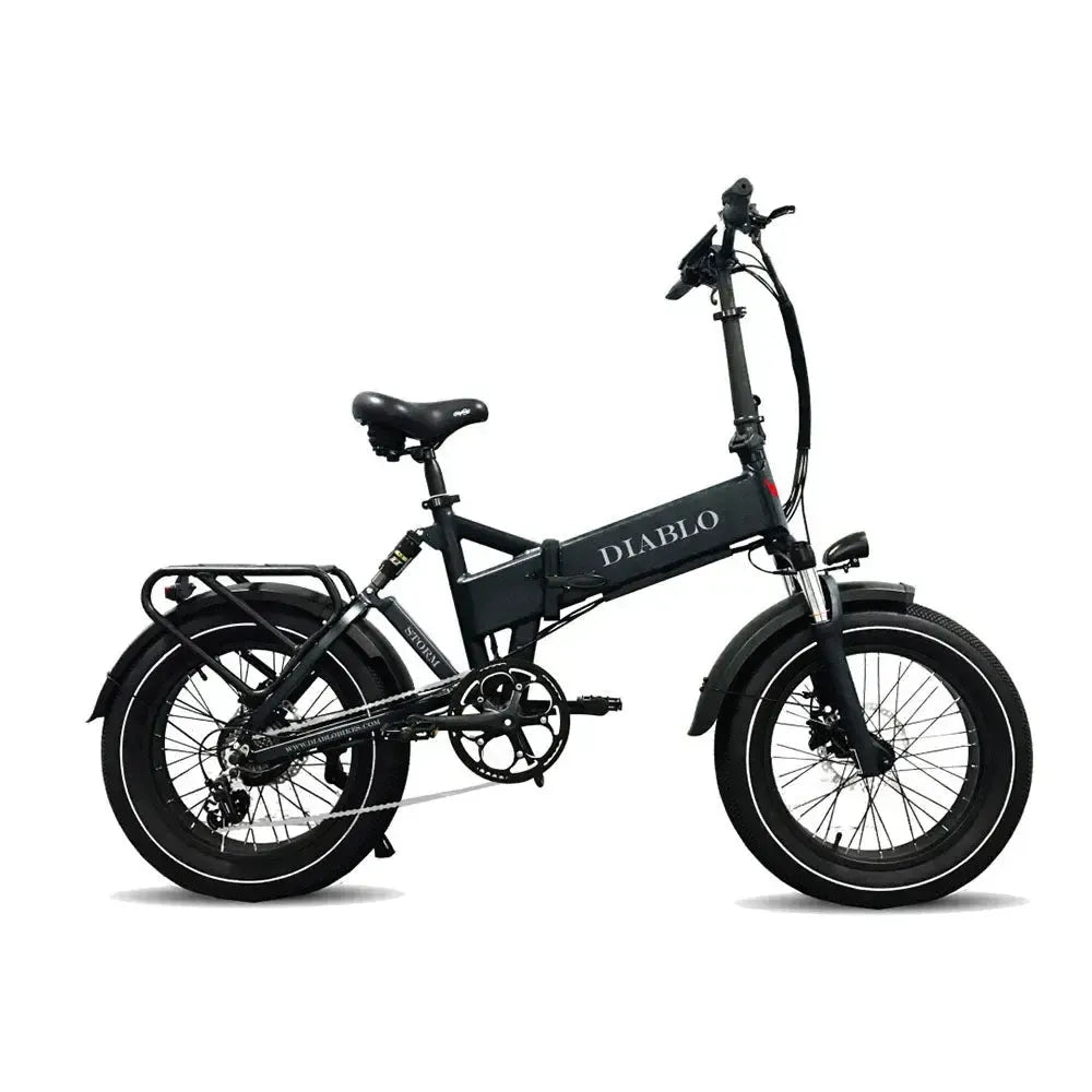 Diablo Storm - Bicicletta pieghevole - Nero opaco