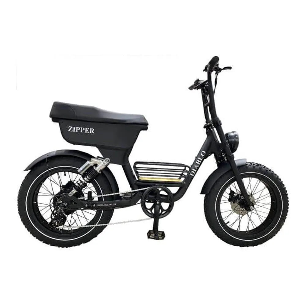 Diablo Fatbike con cerniera - Nero