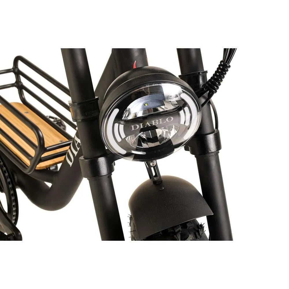 Diablo Fatbike con cerniera - Nero