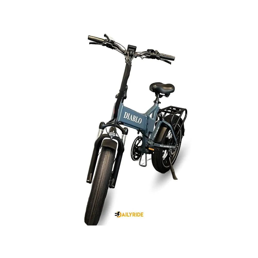 Diablo Storm - Bicicletta grassa - Bicicletta pieghevole elettrica - Blu scuro
