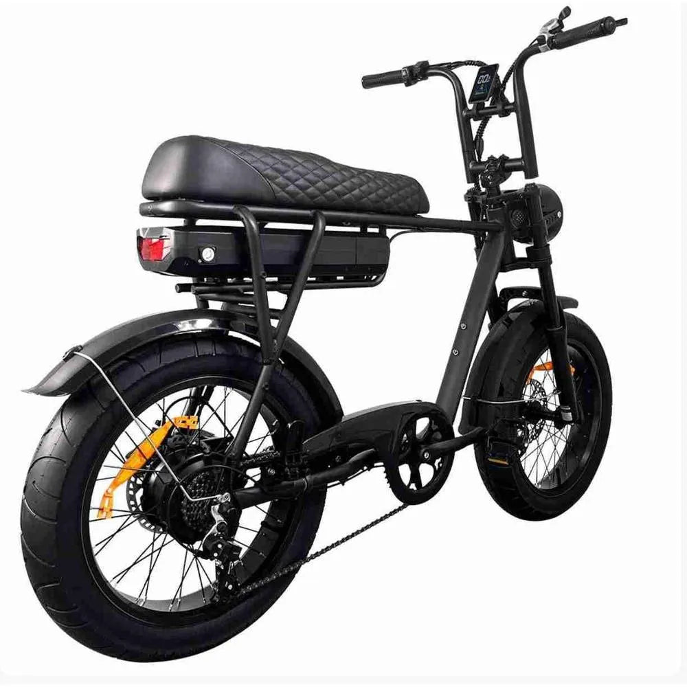 EB2 Fatbike Nero + Sistema di allarme + Montaggio gratuito