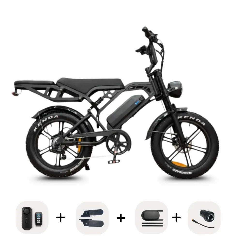 V20 Pro 4.0 2025 (Offerta Combinata) + Sistema di Allarme + Seggiolino Posteriore + Poggiapiedi + Manopola del Gas