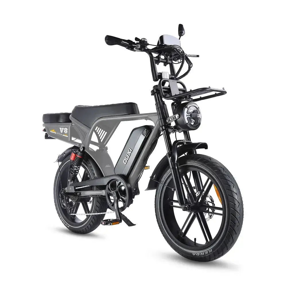 Ouxi V8 Ultra - Grigio scuro - Sella marrone
