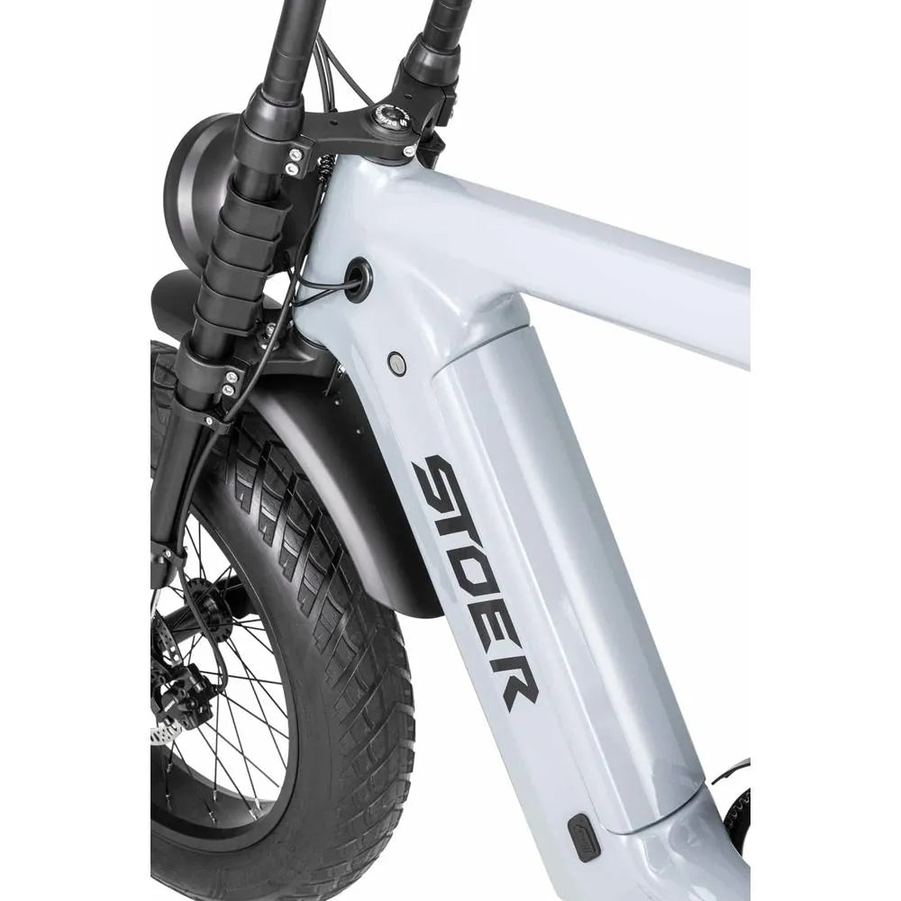 STOER Bici Urban X - Bicicletta Grassa - Grigio