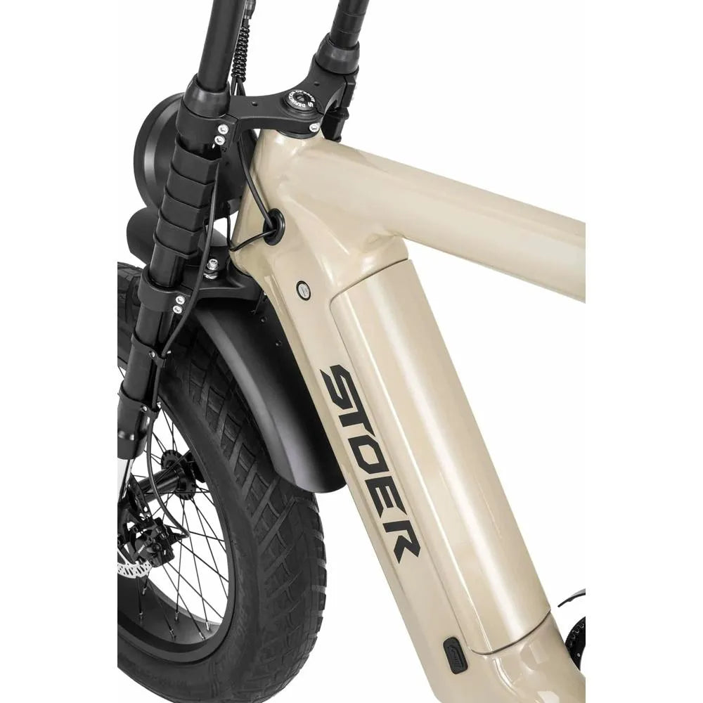 STOER Bikes Urban X - Bicicletta Grassa - Tortora