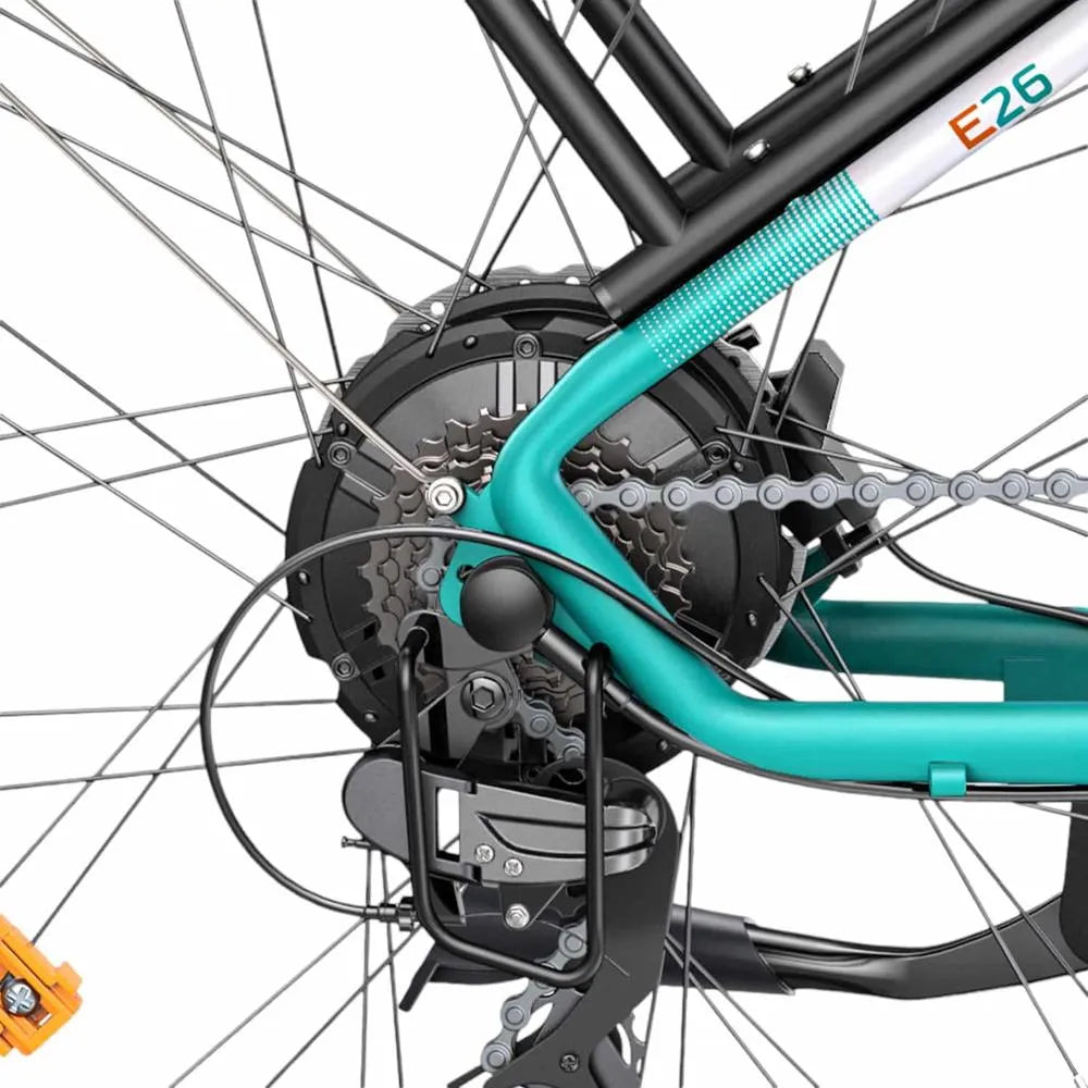 ENGWE E26 - Telaio basso - Blu + Supporto per telefono