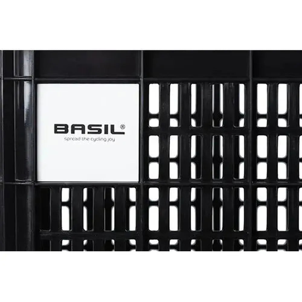 Basil - Cestino bici S - 17,5 litri - Nero