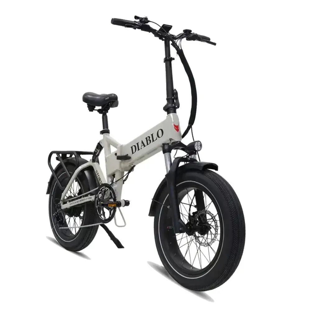Diablo Storm - Fatbike - Bicicletta elettrica pieghevole - Grigio fashion