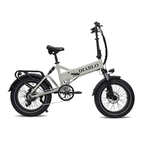 Diablo Storm - Fatbike - Bicicletta elettrica pieghevole - Grigio fashion