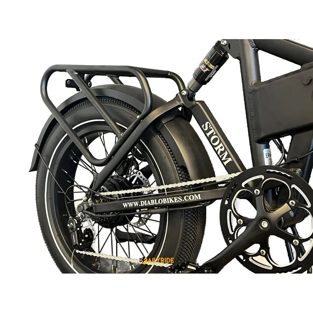 Diablo Storm - Bicicletta Pieghevole - Nero Opaco