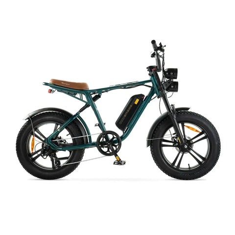 ENGWE M20 - Fatbike - Verde + Sistema di allarme + Supporto per telefono