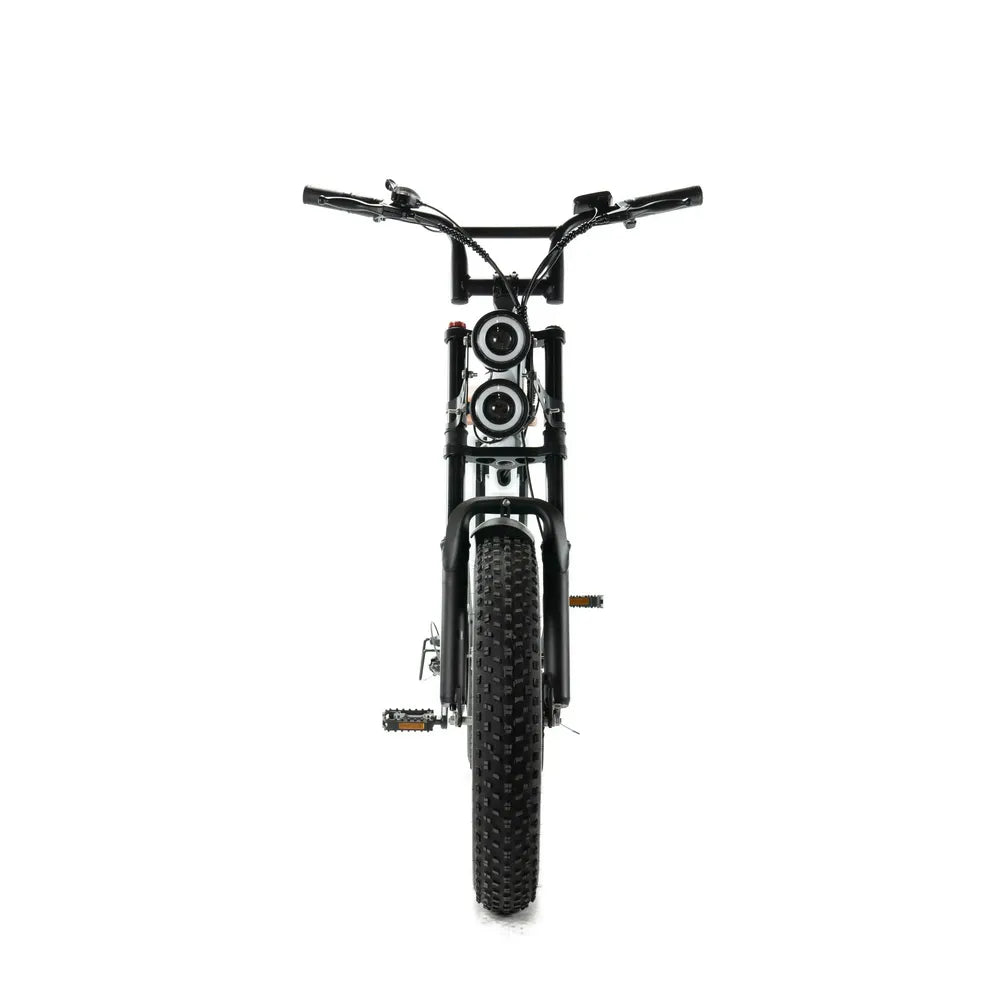 ENGWE M20 - Fatbike - Bianco + Sistema di allarme + Supporto per telefono