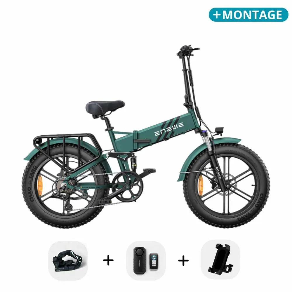 Engwe Engine Pro 2.0 - Bicicletta elettrica pieghevole - Verde