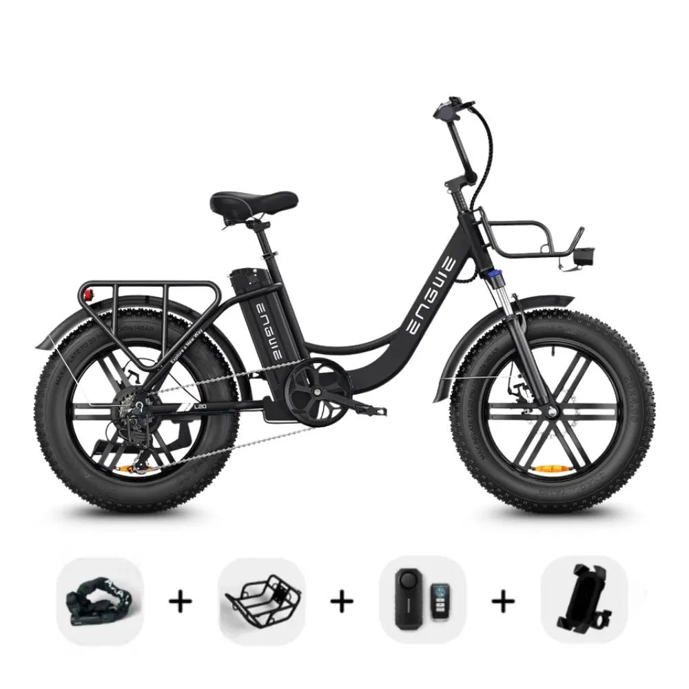 Engwe L20 - Fatbike - Nero