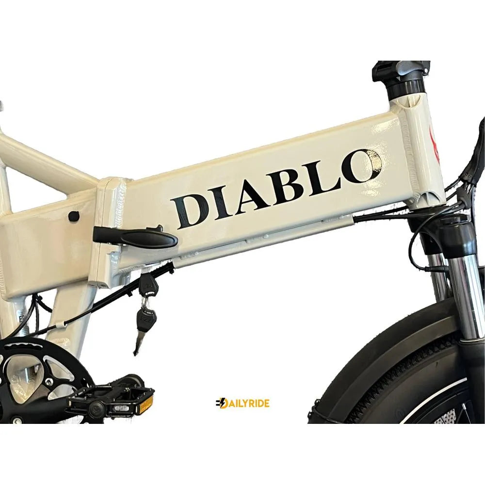 Diablo Storm - Bicicletta grassa - Bicicletta pieghevole elettrica - Grigio moda