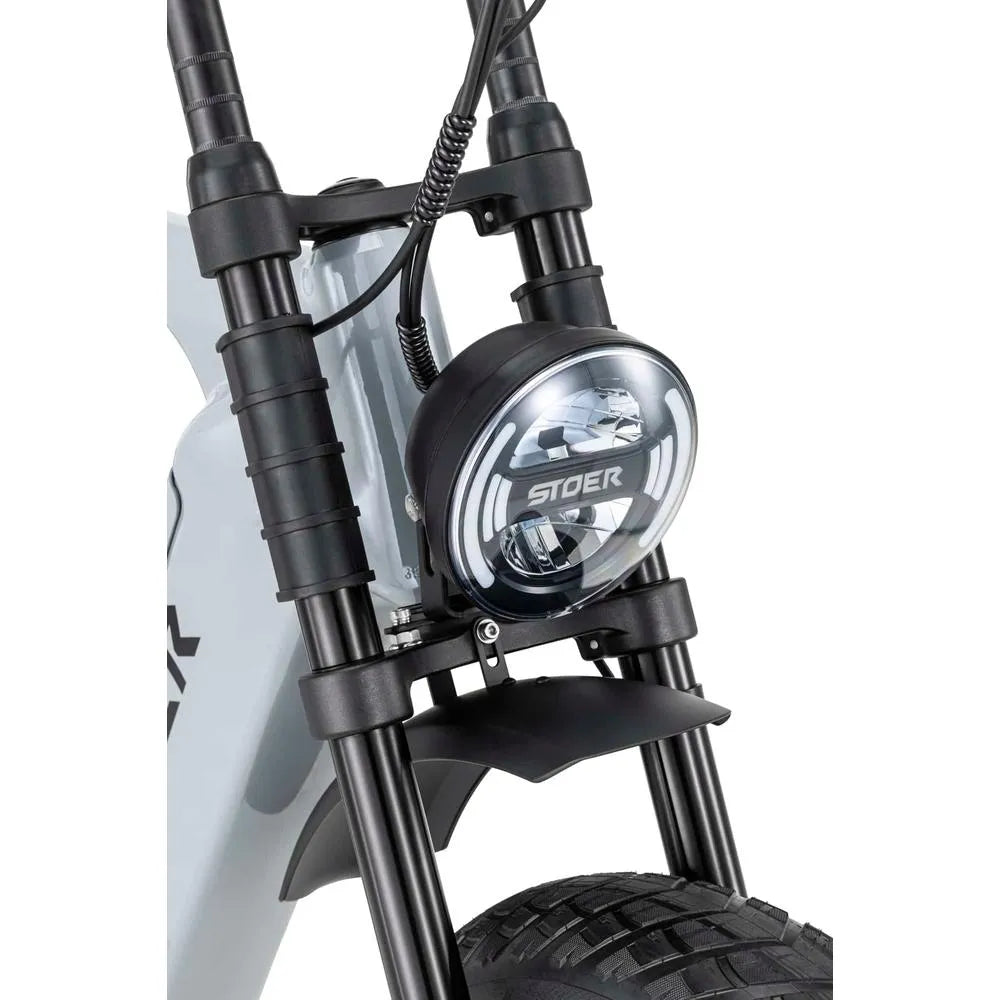 STOER Bici Urban X - Bicicletta Grassa - Grigio