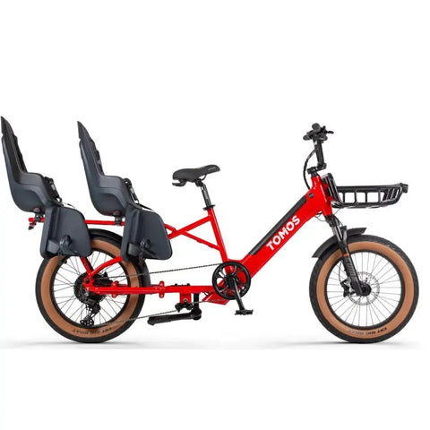 Tomos E-Cargo - Longtail - Rosso
