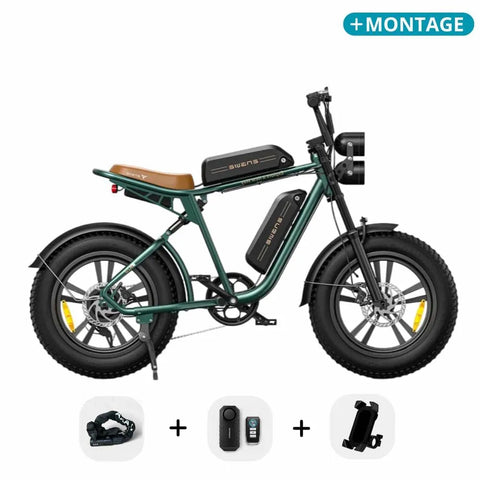 ENGWE M20 - Bicicletta grassa - Doppia batteria - Verde