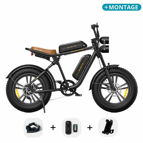ENGWE M20 - Bicicletta grassa - Doppia batteria - Nero