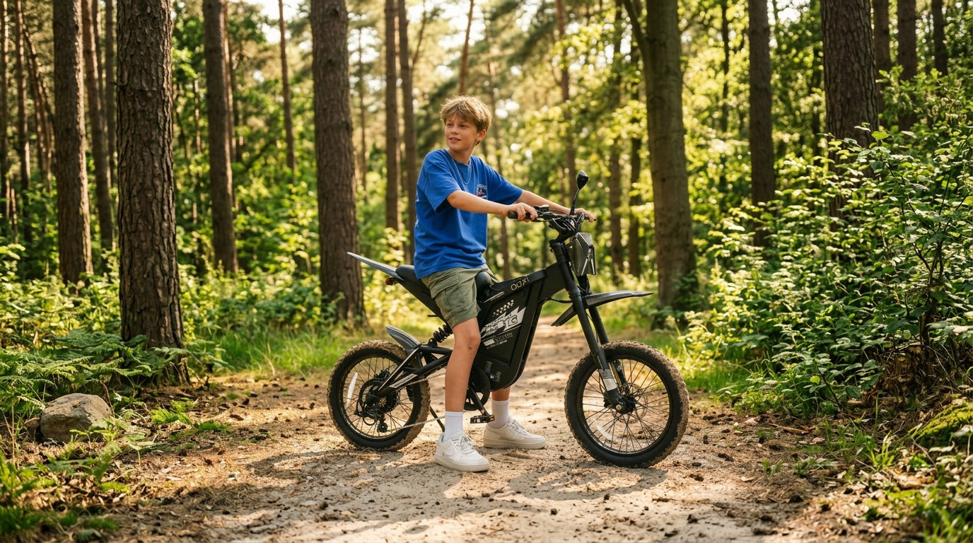 Una vera fatbike a misura di bambino.