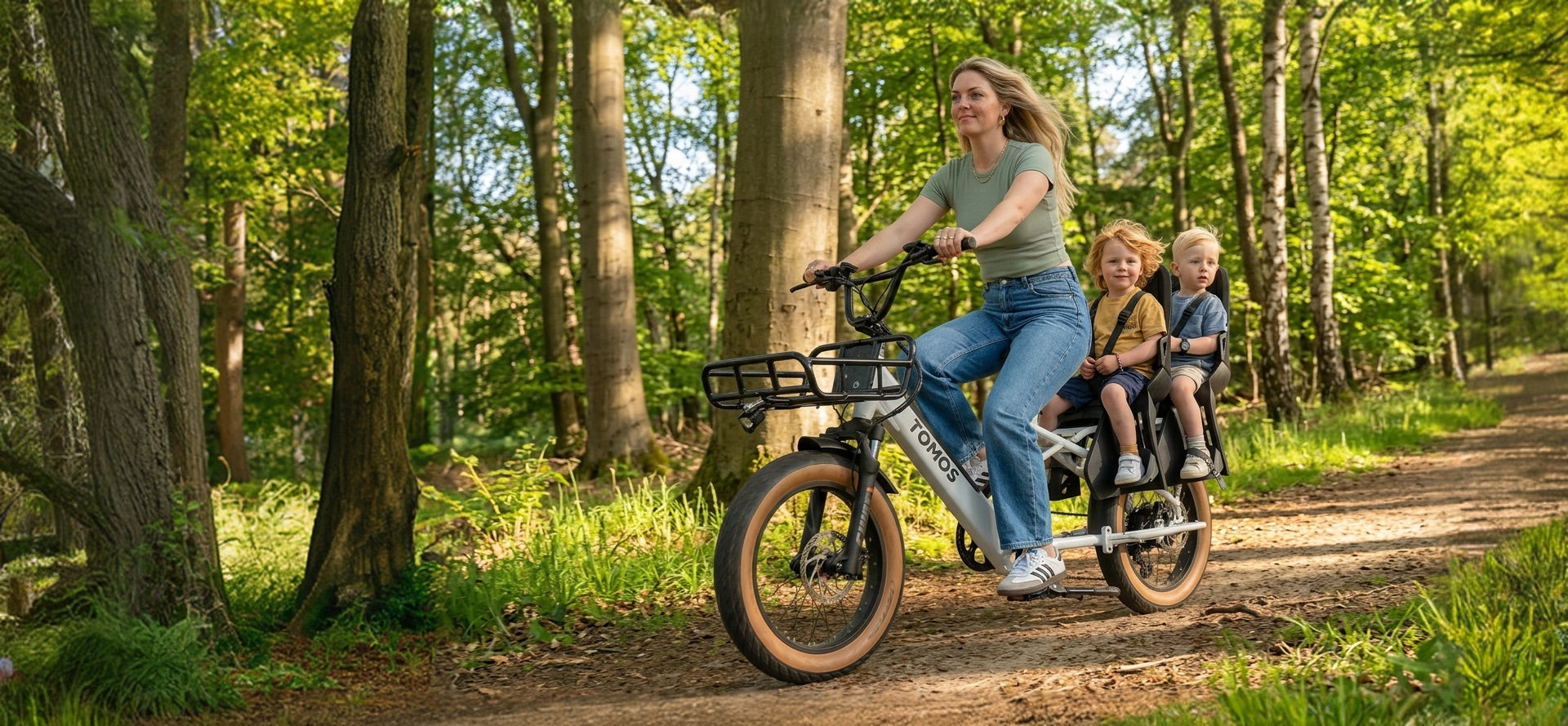 Una bici per te e per i bambini.
